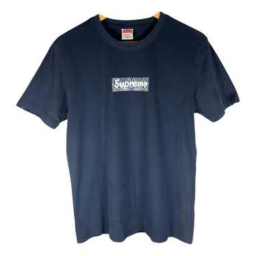 Supreme Bandana Box Logo Tee Navy Size Medium (M) 100