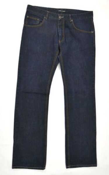 ANDREW MACKENZIE ダークデニム パンツ ANDREW MACKENZIE BACK GRAPHIC STRAIGHT DENIM PANTS – THE