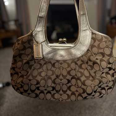 バッグ Coach Restored Ergo Frame Signature Bag COACH® | Restored Ergo Kisslock Frame Satchel