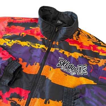 Vintage 90s Y2K Ski-doo Jacket Snowmobile Bombardier Bomber