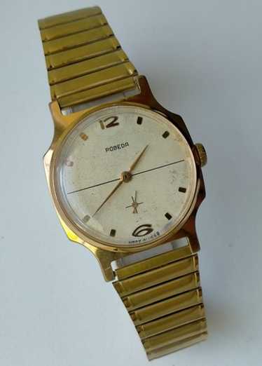 【ワイルド】旧ソ連 腕時計 手巻き Pobeda Zim 2602 1970s NOS Watch ZIM Pobeda 2602 Original Dress Watch Washer