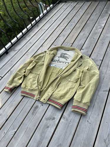 y*m様 80s vtg Burberry short bomber jacke VINTAGE BURBERRY Bomber Jacket winter nova Check cotton mens