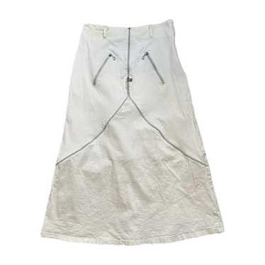 Vintage Women's Skirt - White/Cream - S – vintage… - image 1