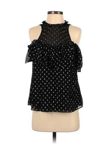 Rebecca Taylor Women Black Sleeveless Silk Top 2 - image 1
