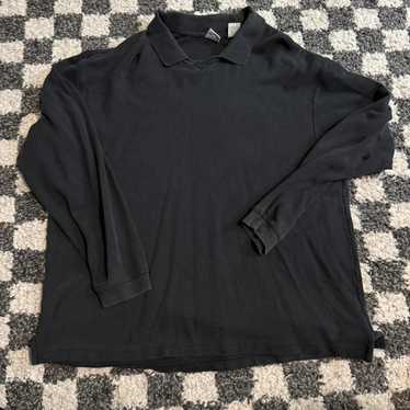トップス 1990s old gap black long polo shirt Gap × vintage polo - Gem