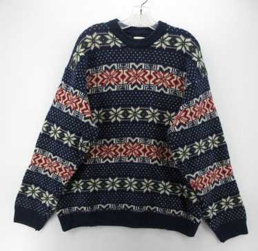 【90’s OLD GAP】Shetland Wool Hand Knit Vintage Gap Handknit Shetland Wool Sweater