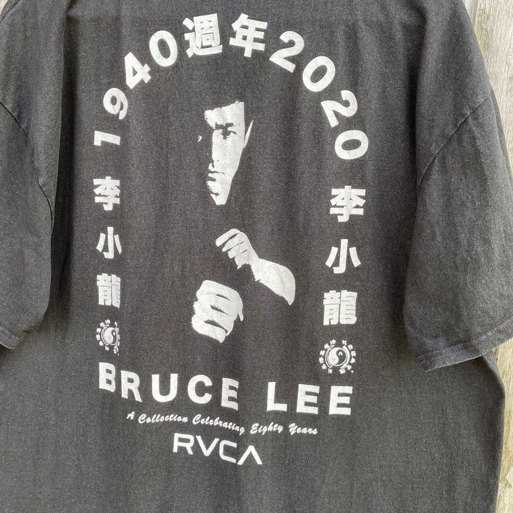 RVCA × Streetwear × Surf Style Faded Bruce Lee RVCA Surfing Tee