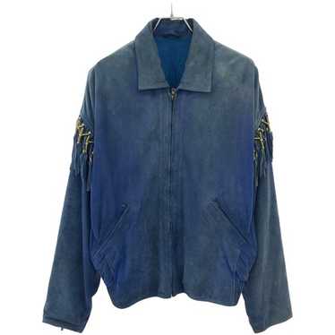 80's leather jacket gianni versace - Gem