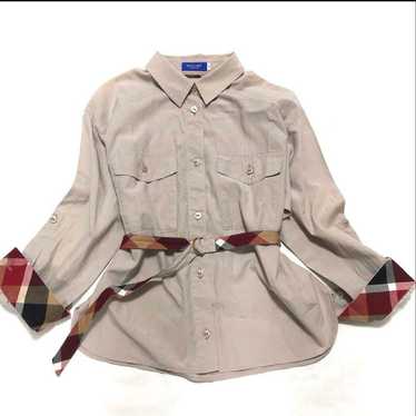 y2k✨️ BURBERRY BLUE LABEL ナポレオン ジャケット 希少 90sバーバリーブルーレーベル ピーコート L黒 PコートY2K