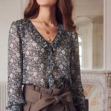 Sézane: Chemise Lea シルクブラウス サイズ36 Sezane silk blouse - Gem