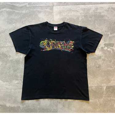Supreme paint logo tshirt - Gem