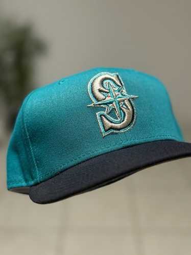 Seattle Mariners Blue Yellow New Era 59Fifty Fitted Hat 7 1