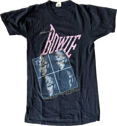 【超貴重】デヴィッド・ボウイ 1983年 シリアス・ムーンライト Tシャツ Rare vintage 1983 David Bowie - Serious Moonlight Tour T