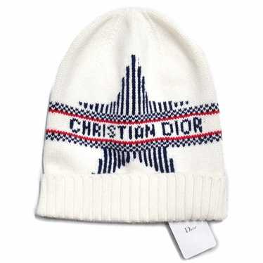 Christian Dior クリスチャン・ディオール　ポンポン　ニット帽　刺繍 ニット帽 ポンポン Dior DIOR OBLIQUE(ディオール ディオール