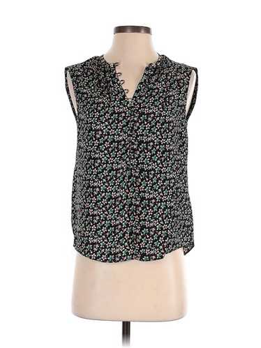 Rebecca Taylor Women Black Sleeveless Silk Top 0 - image 1