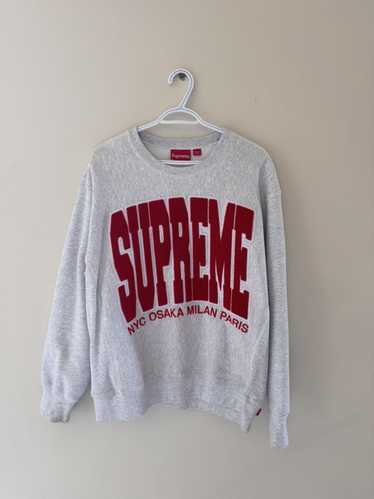 トップス SUPREME Cities Arc Crewneck Supreme Cities Arc Crewneck (FW21) - $158