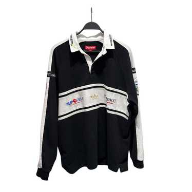 Buy Supreme x Nike Stripe Rugby 'Black' - SS25KN1 BLACK | GOAT