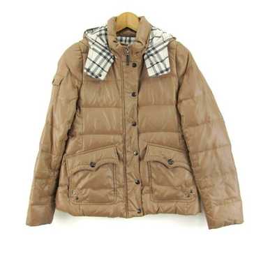 BURBERRY BLUE LABEL Down Jacket Black Glossy Size 38 M | eBay
