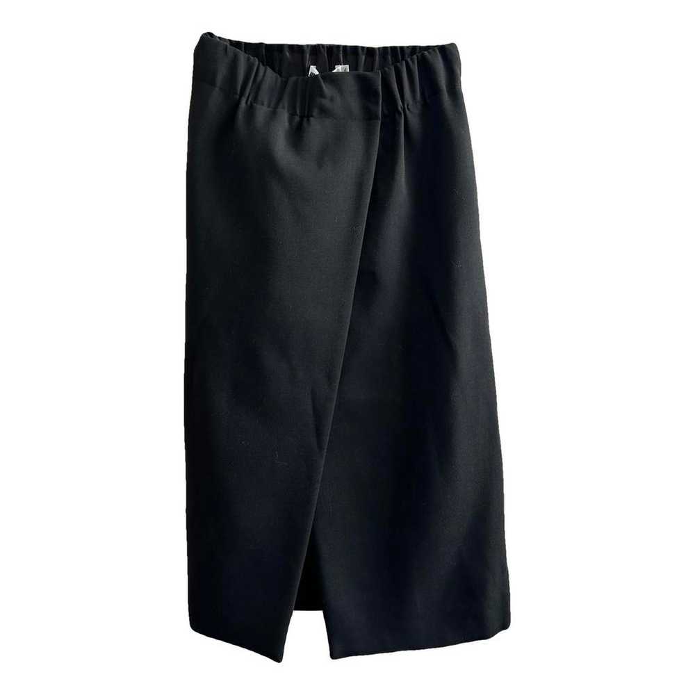 【送料&関税込】Jil Sander Wool Skirt Jil Sander Wool A-line Midi Skirt | Grey | FARFETCH