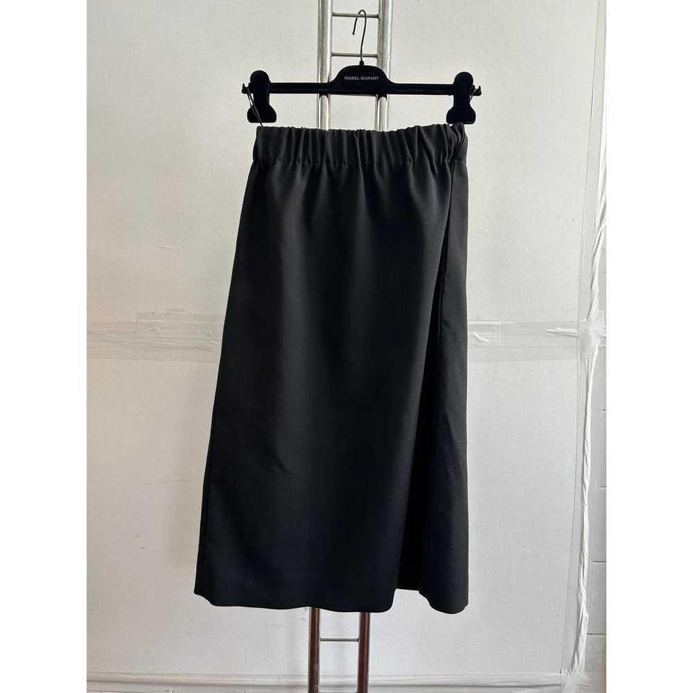 Jil Sander Wool mid-length skirt