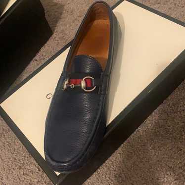 GUCCI ローファー　ネイビー（濃紺） Gucci loafers navy - Gem