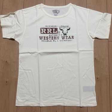 ダブルアールエル) RRL ロゴ クルーネック Tシャツ ヴィンテージ
