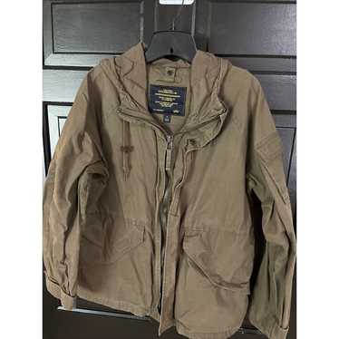 ジャケット・アウター ALPHA INDUSTRIES INC,cotton army jacket Vintage Alpha Industries Multi Pocket USA Military Cotton