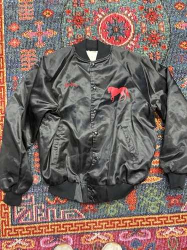 Vintage satin jacket horse - Gem