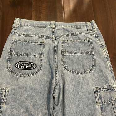 Lee pipes ベージュ Lサイズ 90s Vintage Lee Pipes JNCO Style Wide Leg Skater Jeans Pants
