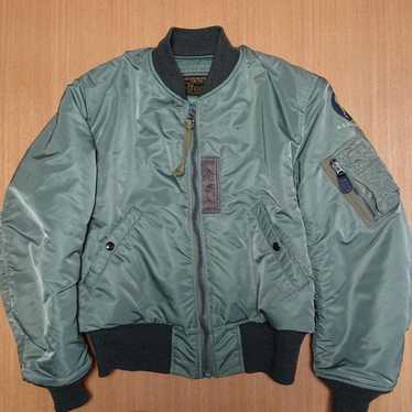 80s MA-1vintageフライトジャケット 80s 米軍 USAF MA-1 フライトジャケット XL - Sixpacjoe Web Shop