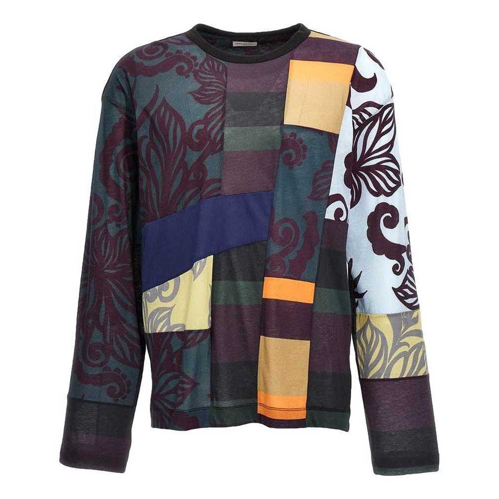 Tシャツ・カットソー Dries Van Noten Dries Van Noten Colla Shirt White T-shirt with print Dries Van Noten - Vitkac AS