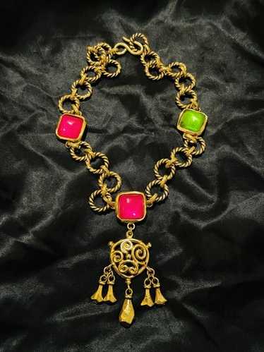 TH-M0546　ANTIGONA アンティゴナ ブローチ ゴールド Antigona Paris Classic Large Gold Ribbon Statement Brooch