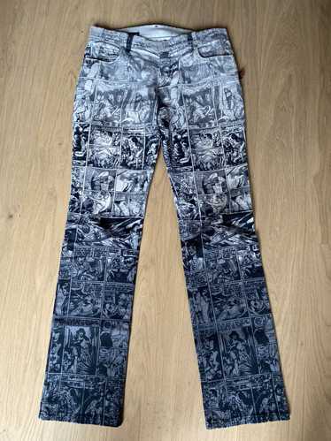 special!! Gaultier Jeans 転写 Print Denim Vintage 90's JPG Jean Paul GAULTIER Jeans / SS 1997 Runway