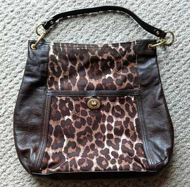 Coach leather bag leopard - Gem