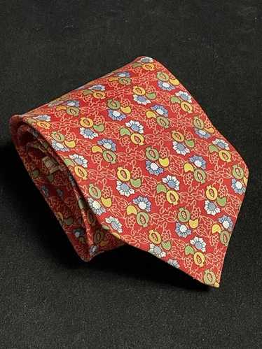 LOEWE ピンク ドットパターン ネクタイ美品 Loewe tie silk red - Gem
