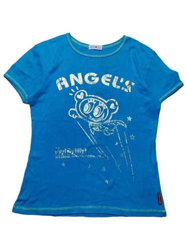 トップス Girls Don't Cry Angel Crewneck Baby Blue Girls Don't Cry - Verdy GDC Angel Crewneck Sweatshirt - Baby