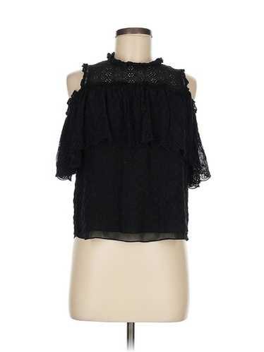 Rebecca Taylor Women Black Sleeveless Silk Top 6 - image 1