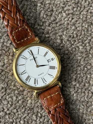 〇Nc左1045 昭和レトロ SEIKO QUARTZ DM303E オレンジ