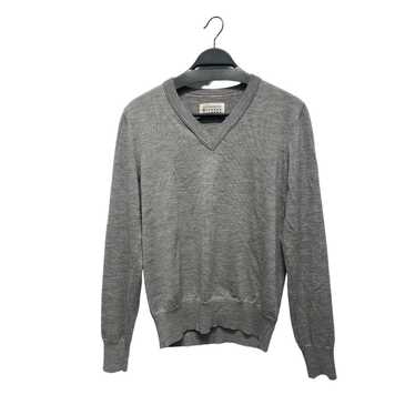 トップス Maison Margiela 21SS Vneck Sweatshirt Maison Margiela V Neck Double-layered Sweatshirt men