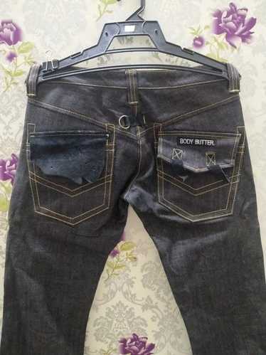 パンツ body butter bondage design denim jeans Japanese Brand BODY BUTTER JEANS - Gem