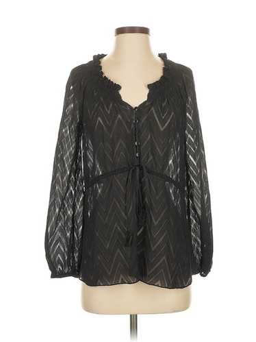 Rebecca Taylor Women Black Long Sleeve Blouse 0 - image 1