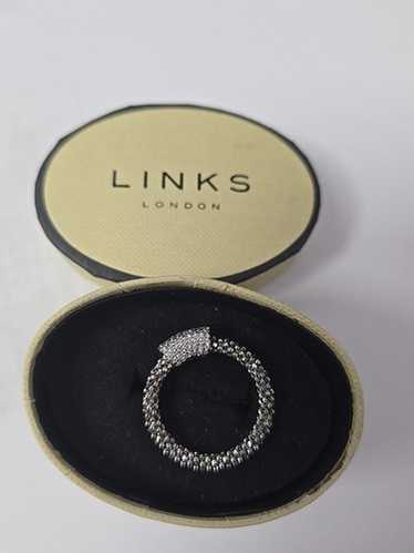 希少！Links of London ダイヤモンドエッセンシャルリング 925