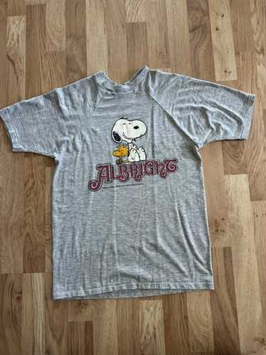 SNOOPY - XL☆古着 ARTEX 半袖 ビンテージ Tシャツ メンズ 80