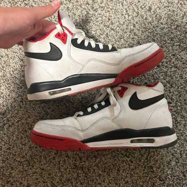 Nike FLIGHT LEGACY ホワイト/レッド/ブラック New NIKE Mens FLIGHT LEGACY White Black Red Shoes | eBay