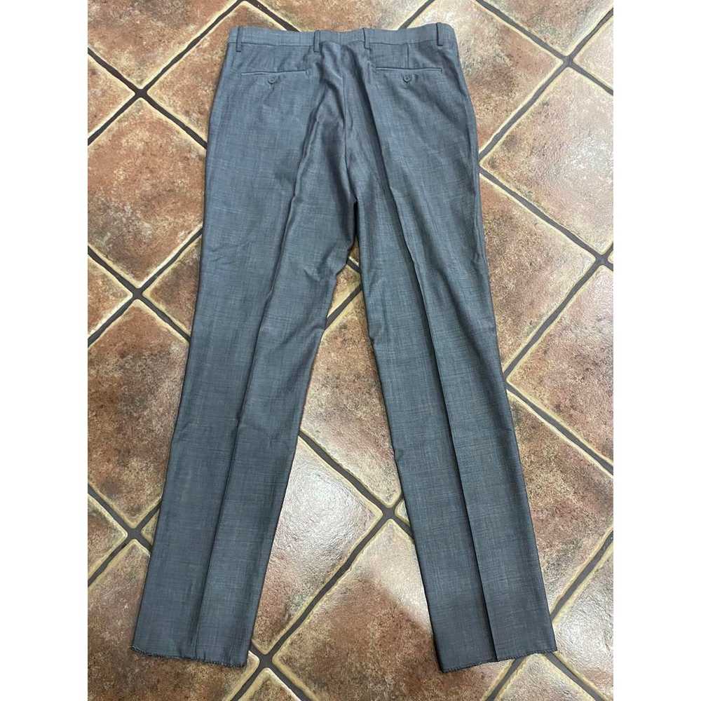 【関税＆送料込み】Saint Laurent Wool Trousers Saint Laurent virgin-wool Trousers | Black | FARFETCH