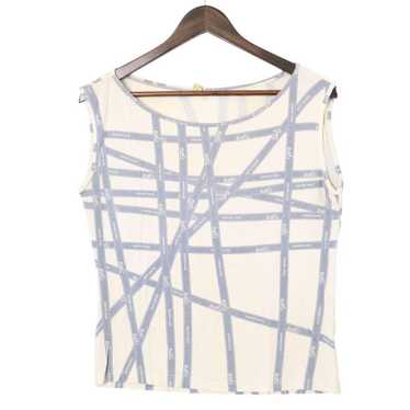 トップス HERMES by Margiela sleeveless shirt Hermès by Martin Margiela 1999 S/S Vintage Taupe Knit