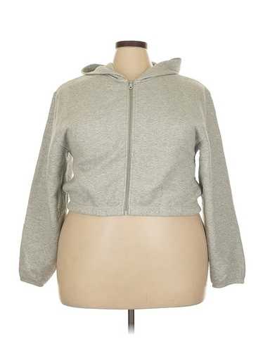 OFFLINE by Aerie Women Gray Zip Up Hoodie XXL - image 1