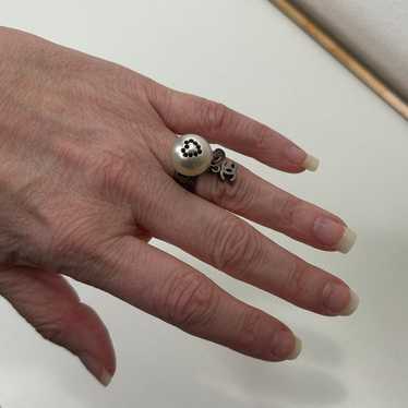 Chanel logo ring crystals - Gem