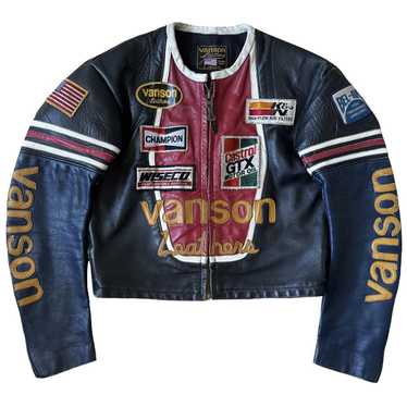 vanson レザージャケット　ワンスター　KANDYTOWN IO着用モデル Vanson leather jacket one - Gem