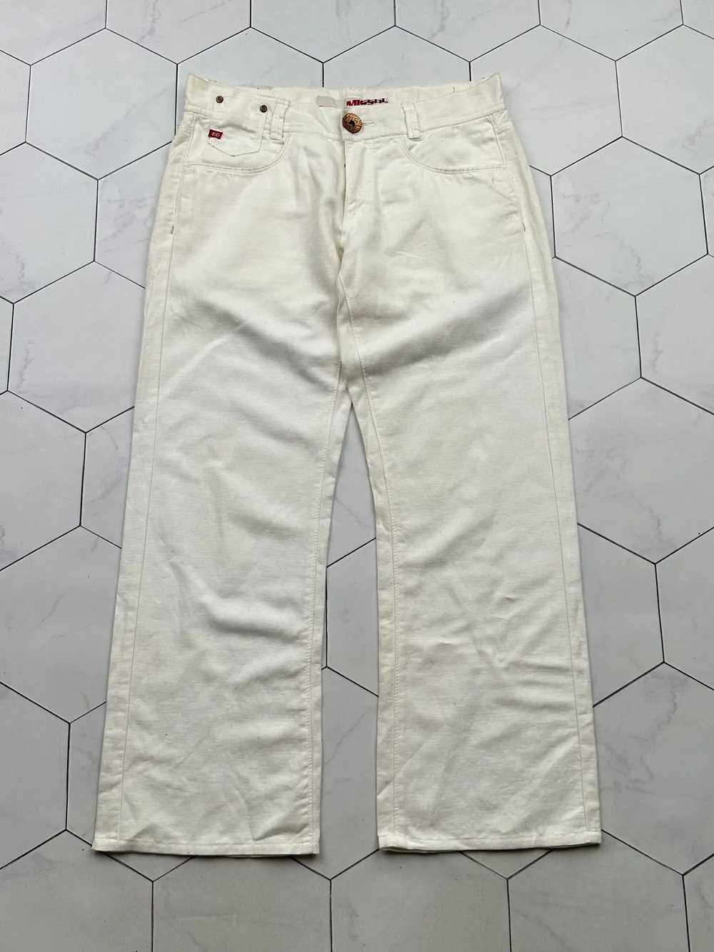 Miss Sixty × Streetwear × Vintage Miss Sixty Vintage Linen/Cotton Loose Fit Pants